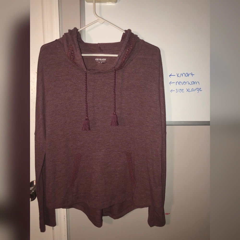 Purple Knit Sweater Top